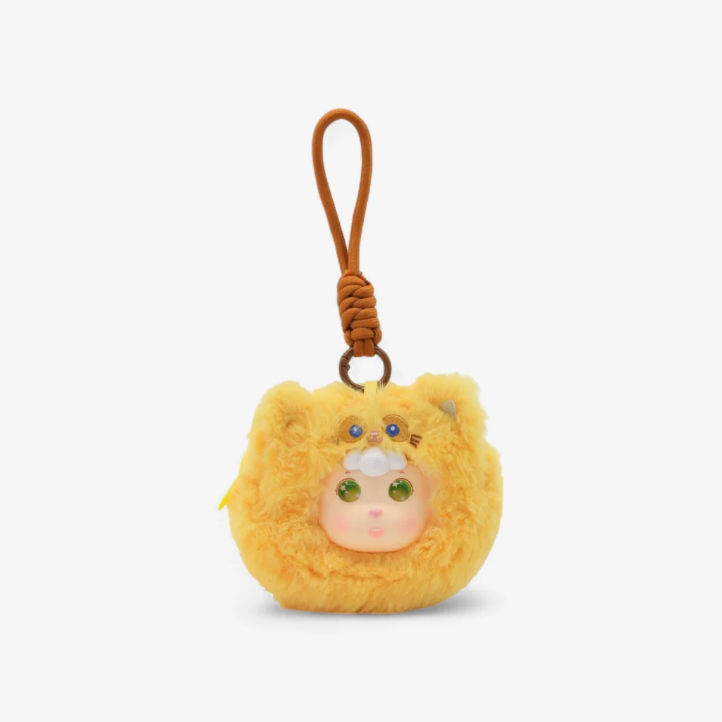 Yellow Kitten Plush Pouch