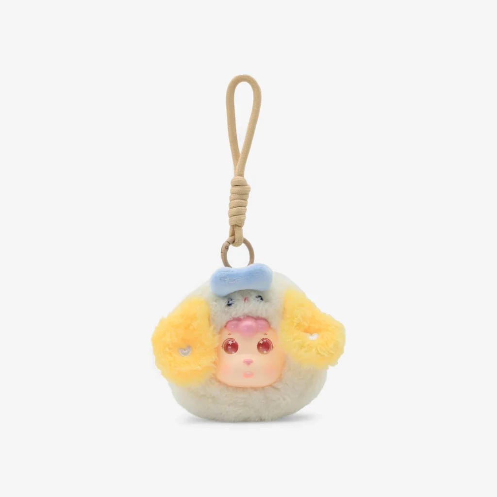 White Puppy Plush Pouch