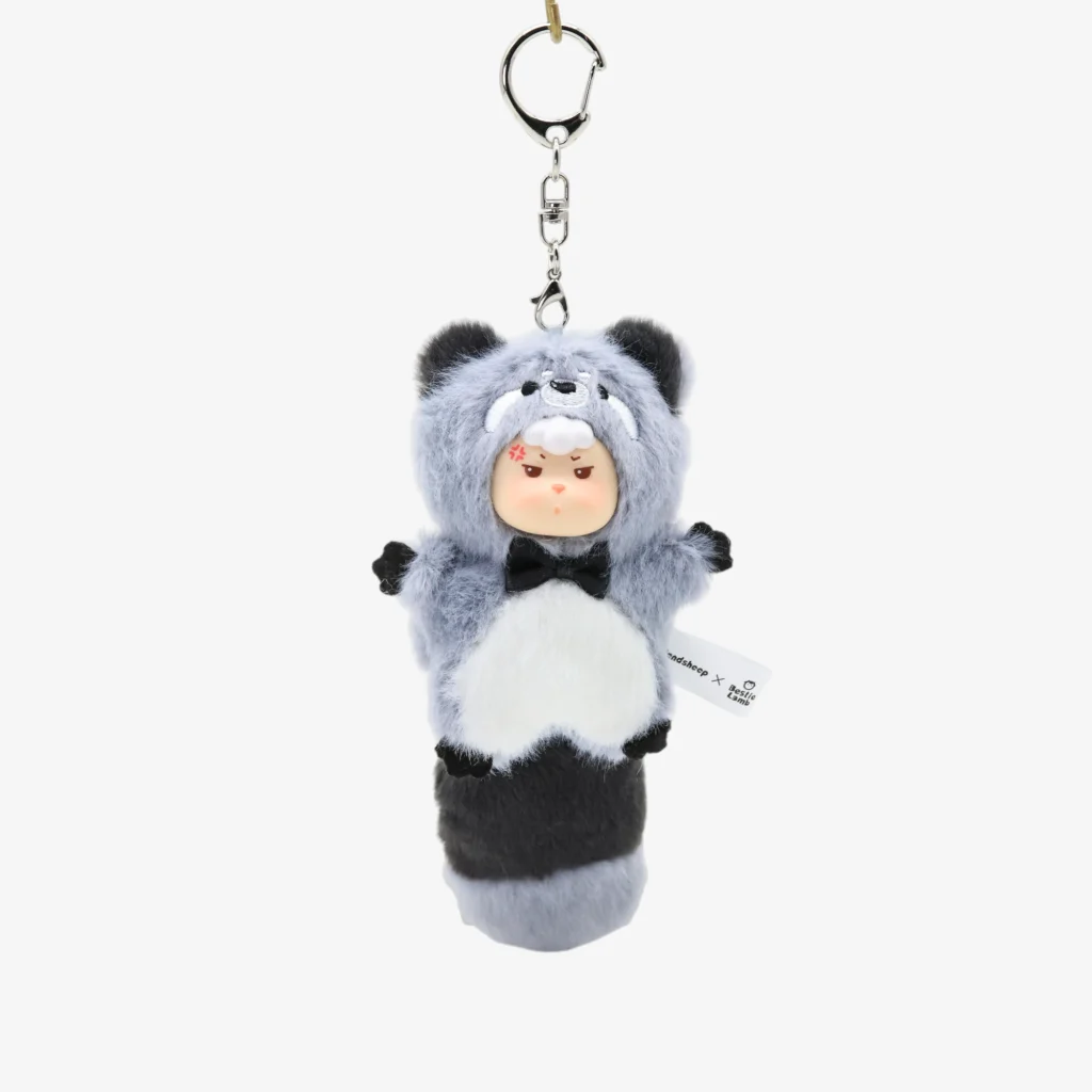 Chubby Tails Squad Raccoon Charm